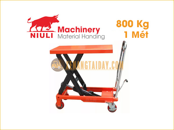Xe nâng mặt bàn NIULI 300kg WP300, cao 900mm