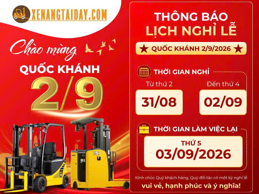 Lịch nghỉ lễ Quốc Khánh 02/09/2026