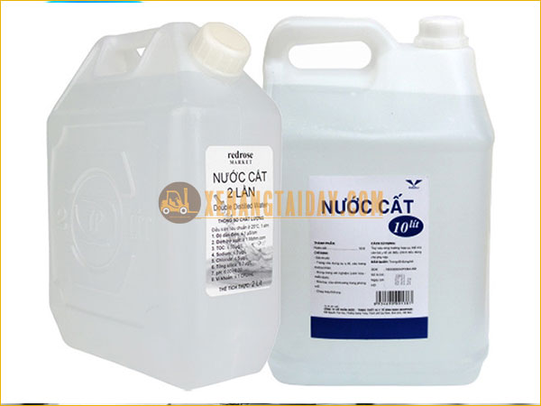 Nước cất châm bình điện xe nâng