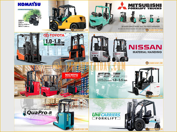 Các thương hiệu xe nâng Nhật bãi phổ biến
