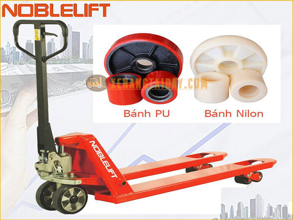 Xe nâng tay siêu thấp 2 tấn Noblelift càng hẹp