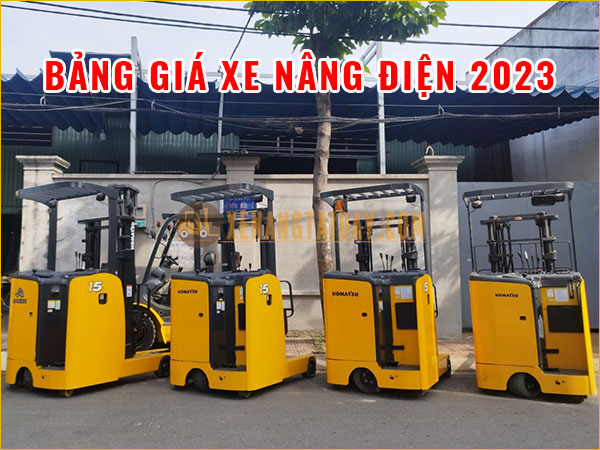 giá xe nâng điện 2023