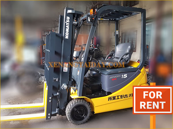 Xe nâng điện ngồi lái cho thuê