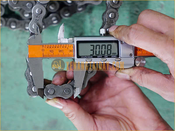 Đo chiều dài mắt xích