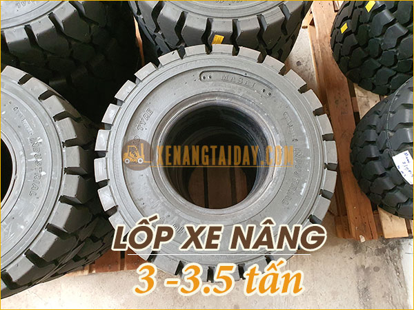 Lốp xe nâng 3 - 3.5 tấn nhập khẩu Thái Lan