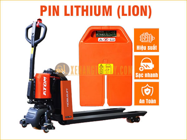 Pin Lithium Cho Xe Nâng Tay Điện Tự Động – Bán Tự Động 1
