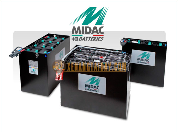 bình điện ắc quy xe nâng Midac