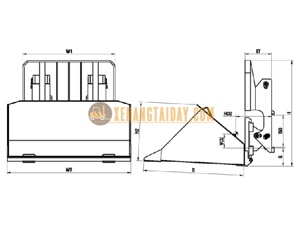 Cấu tạo của gầu gật gù