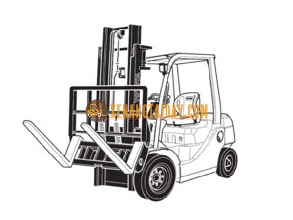 Xe nâng với chức năng gật gù
