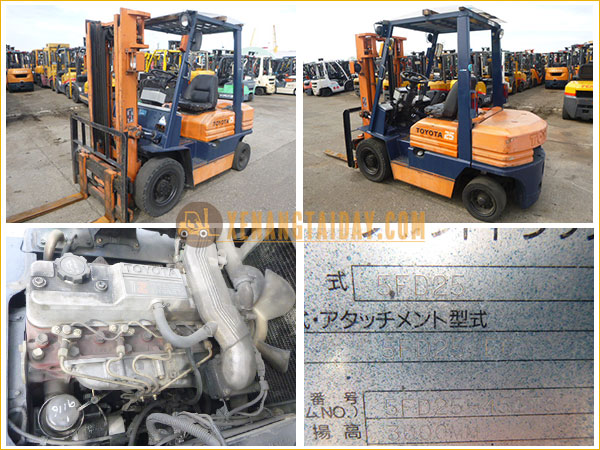 Xe nâng dầu Toyota 5FD25