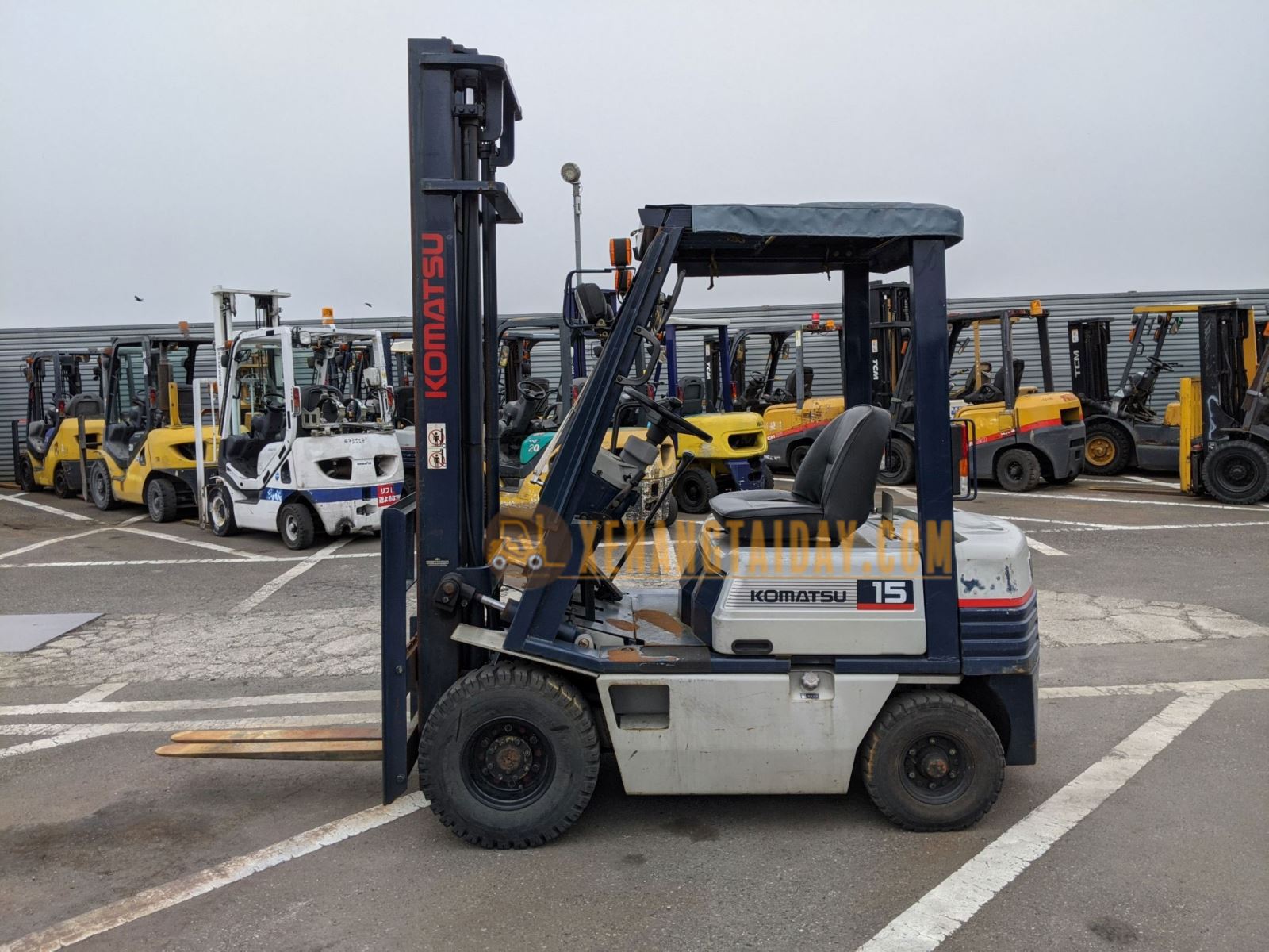 bán xe nâng cũ komatsu