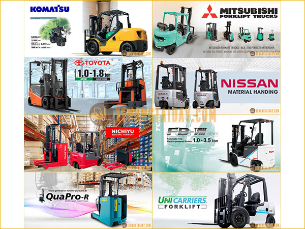 Các hãng xe nâng Nhật bãi phổ biến ở thị trường Việt Nam
