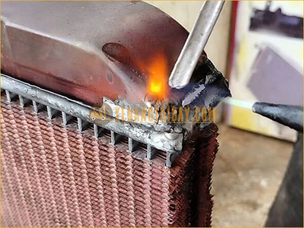 Hàn két nước bị rò rỉ