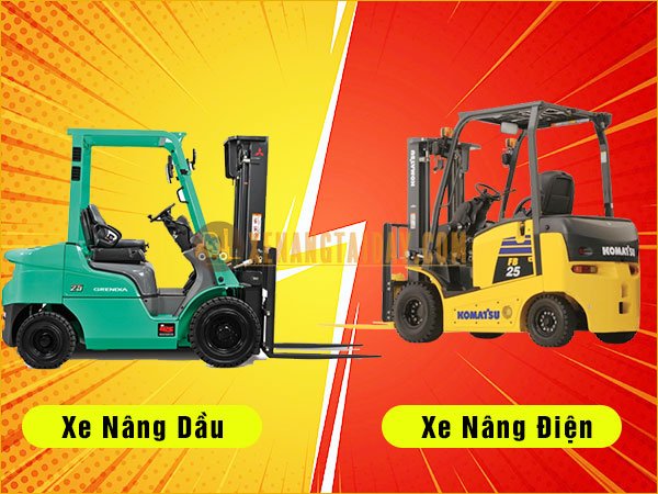 Xe nâng tay 3 tấn thương hiệu Mitsubishi