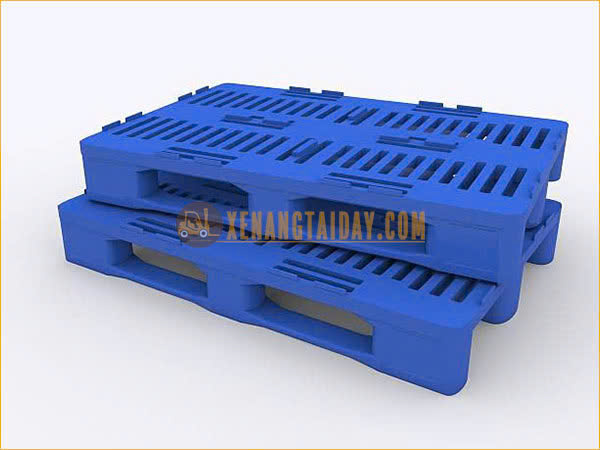 Pallet một mặt bốn chiều nâng
