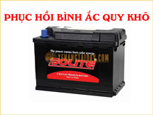 Cách phục hồi bình ắc quy bị khô chai đơn giản tại nhà