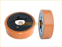 Đắp Bánh PU xe nâng điện, bọc bánh PU xe nâng tay