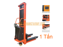 Xe nâng bán tự động CTD 1 tấn