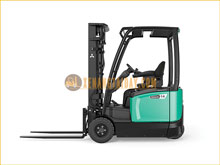 Xe nâng điện ngồi lái 3 bánh Mitsubishi FB14-ANT