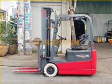 Xe nâng điện ngồi lái 3 bánh NICHIYU FBT15PSN-75-500M
