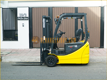 Xe nâng điện ngồi lái KOMATSU FB15M-12 gắn bình điện axít chì 48V - 468Ah LIFTTOP VTIL6