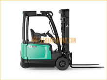 Xe nâng điện ngồi lái 3 bánh Mitsubishi FB16-ANT