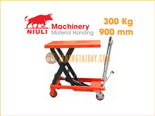 Xe nâng mặt bàn NIULI 300kg WP300, cao 900mm