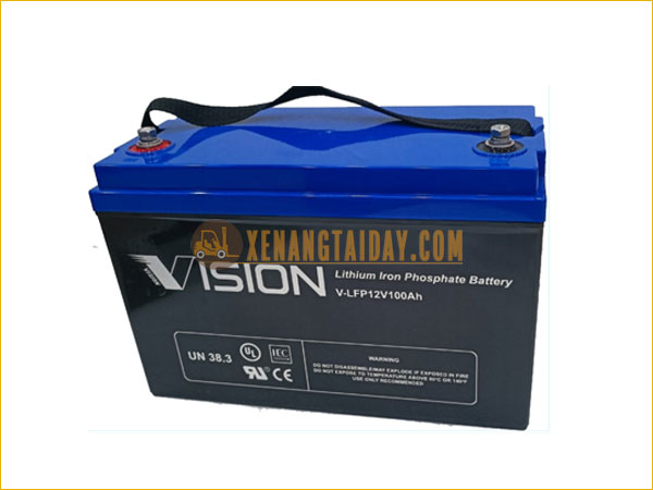 Ăc quy Lithium VISION | Bình điện xe nâng Chính Hãng