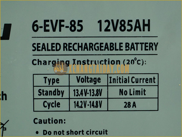 Bình điện 12V - 85Ah HAIYOU 6-EVF-85
