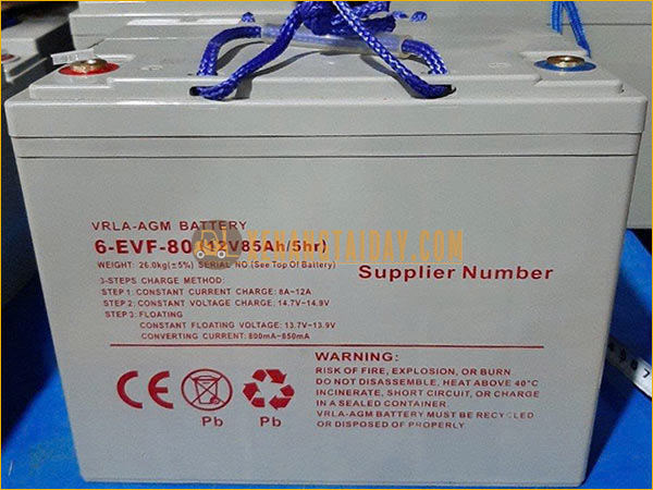 Bình điện xả sâu 12V - 85Ah THIÊN NĂNG (TIANNENG) 6-EVF-80