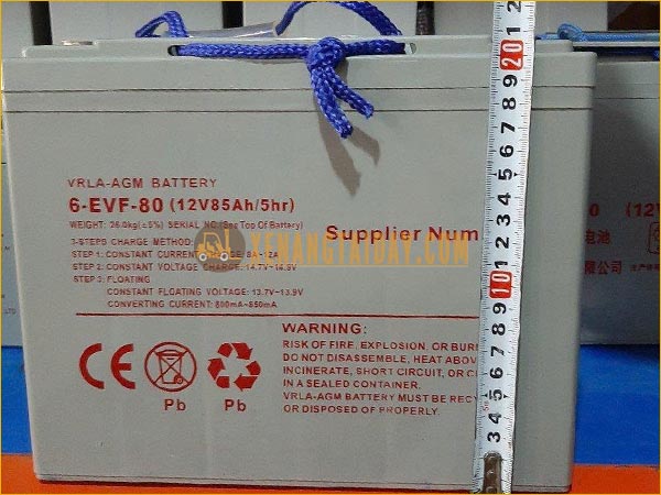 Bình điện xả sâu 12V - 85Ah THIÊN NĂNG (TIANNENG) 6-EVF-80