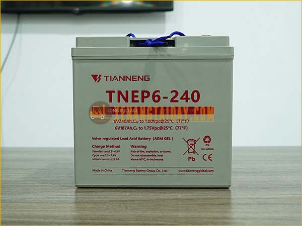 Bình điện xả sâu 6V - 240Ah THIÊN NĂNG (TIANNENG) TNE6-240