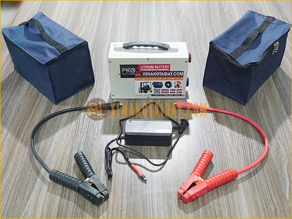 Bộ kích đề khởi động lithium di động | Chuyên kích đề nổ xe nâng, xe ô-tô, xe tải