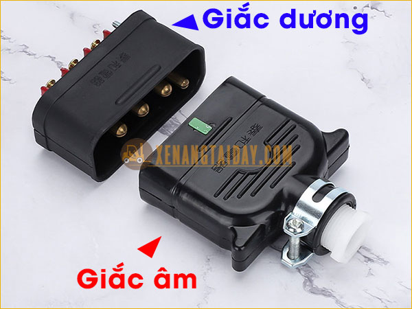 Giắc Điện 3 Pha Dương 30A - 250V (Giắc Thẳng) - Giắc sạc 3 pha xe nâng điện