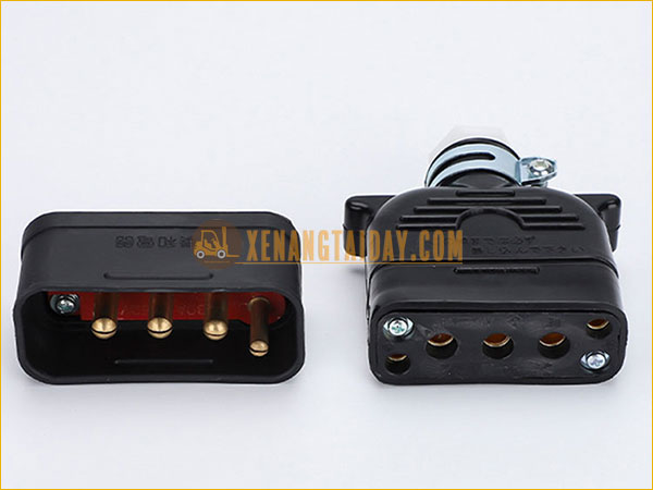 Giắc Điện 3 Pha Dương 30A - 250V (Giắc Thẳng) - Giắc sạc 3 pha xe nâng điện