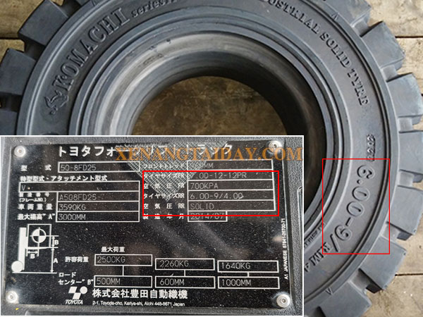 Lốp Xe Nâng KOMACHI | Lốp Đặc Chính Hãng Thái Lan