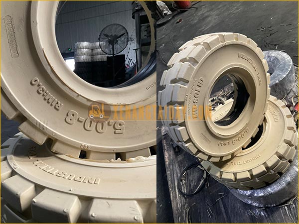 Lốp xe nâng MR.SOLID | Lốp đặc công nghệ Hàn Quốc