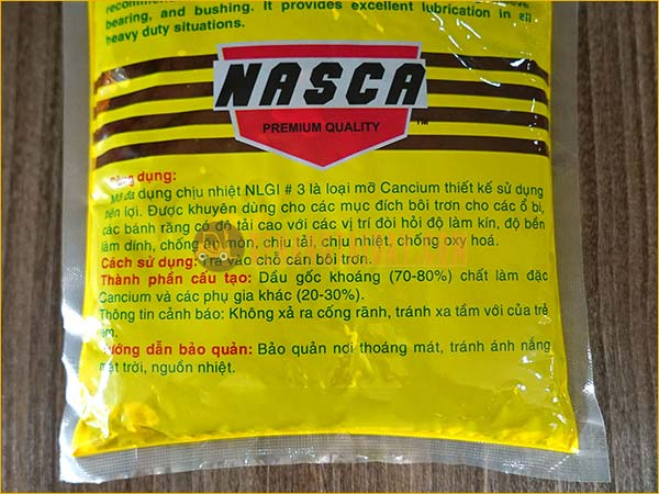 Mỡ bôi trơn đa dụng NASCA NLGI #3