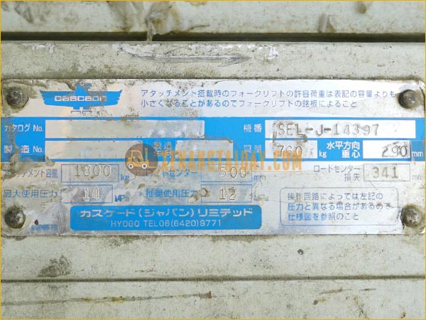Phụ kiện Mâm xoay + Kẹp vuông Xe nâng
