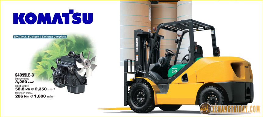 Xe nâng Dầu Komatsu