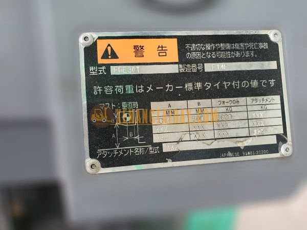 Xe Nâng Dầu MITSUBISHI FDE30T