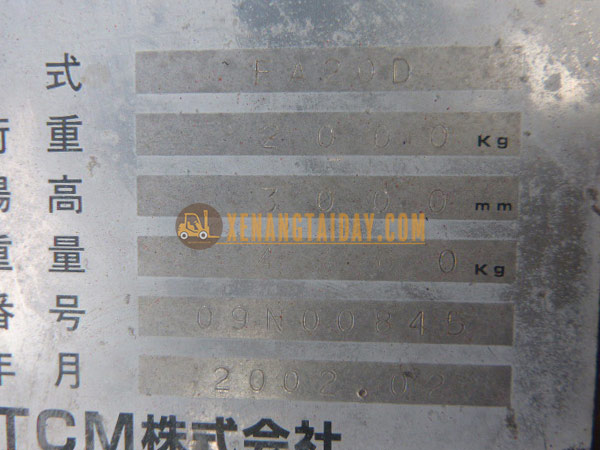 Xe nâng dầu TCM FA20D