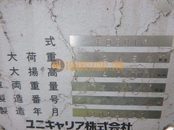 Xe Nâng Dầu UNICARRIERS FD30T4