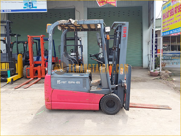 Xe nâng điện ngồi lái 1.5 tấn Nichiyu FPT15PN-65-300