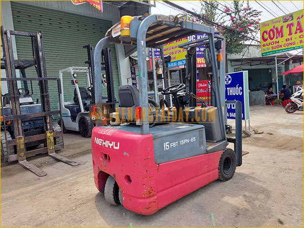 Xe nâng điện ngồi lái 1.5 tấn Nichiyu FPT15PN-65-300