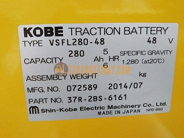 Xe nâng điện đứng lái Komatsu FB15RW-14