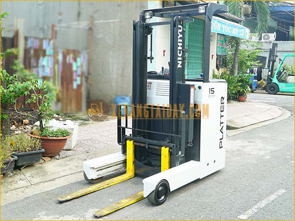 Xe nâng điện đứng lái NICHIYU FBRM15-80-300