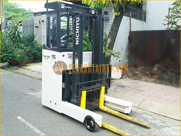 Xe nâng điện đứng lái NICHIYU FBRM15-80-300