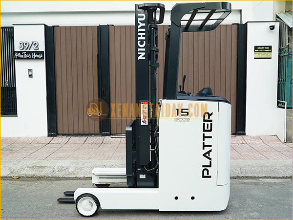Xe nâng điện đứng lái NICHIYU FBRM15-80-350