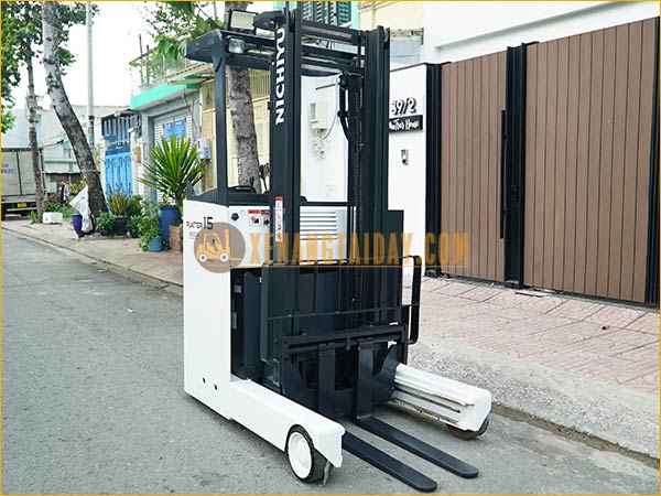 Xe nâng điện đứng lái NICHIYU FBRM15-80-350